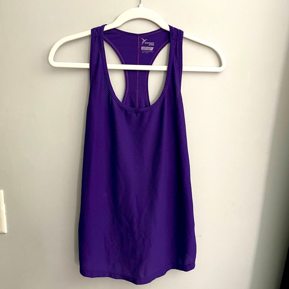 Old Navy Purple Workout Tank